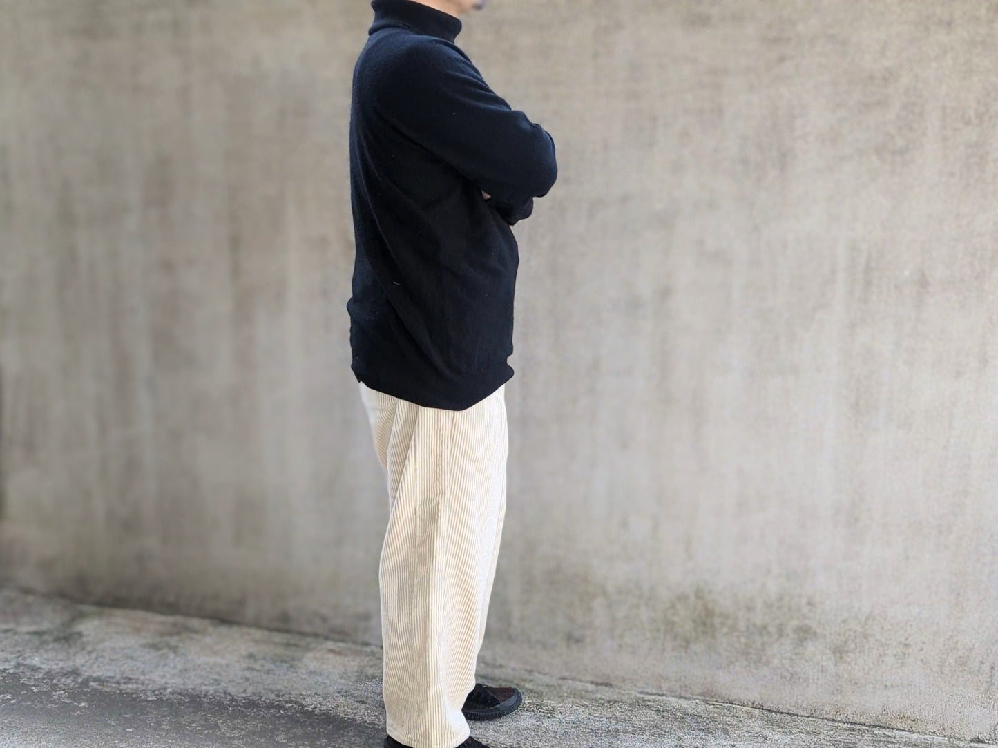 ＜OSOCU＞コットンヘンプコーデュロイ バルーンパンツ 遠州織物