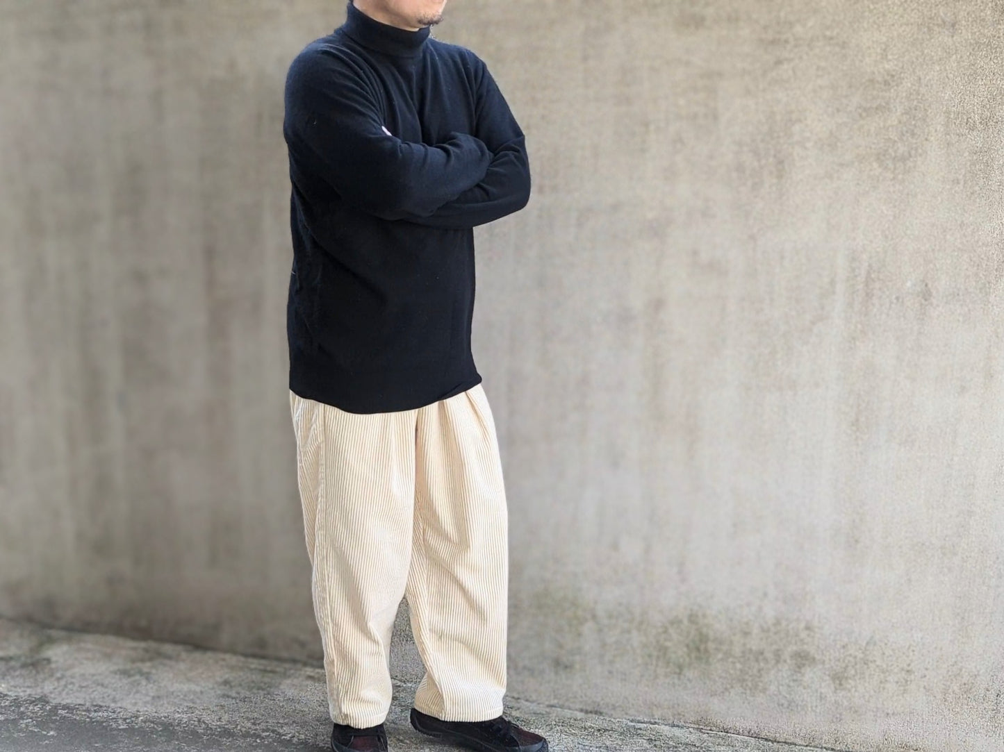 ＜OSOCU＞コットンヘンプコーデュロイ バルーンパンツ 遠州織物
