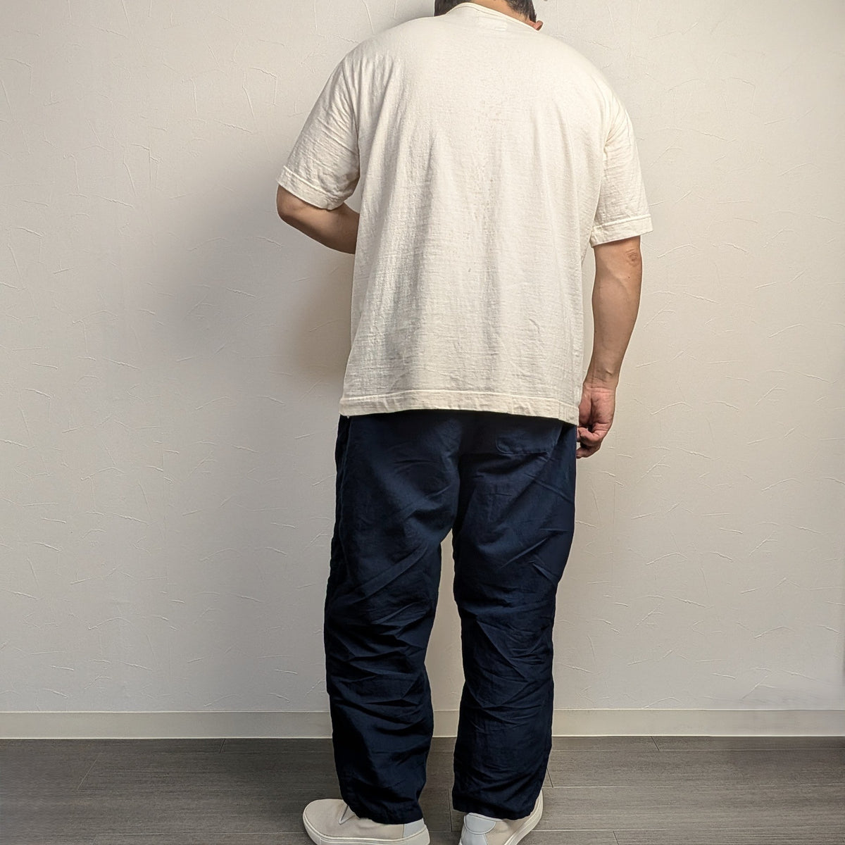 【受注染色】知多木綿 ヨハクパンツ 伝統色染 濃紺