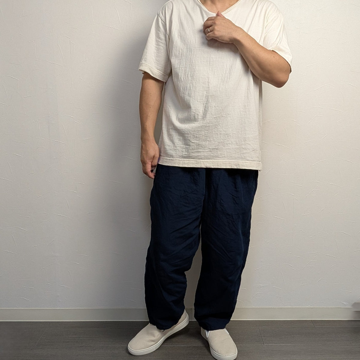 【受注染色】知多木綿 ヨハクパンツ 伝統色染 濃紺