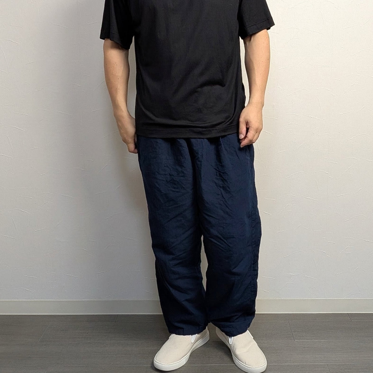 【受注染色】知多木綿 ヨハクパンツ 伝統色染 濃紺