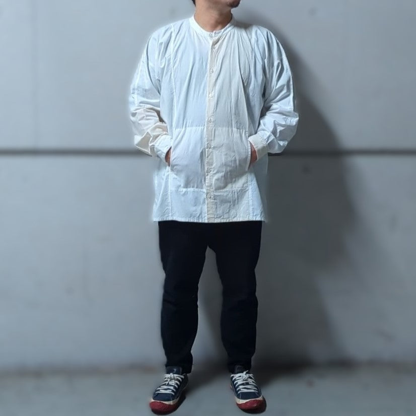 <OSOCU> 知多木綿 知多晒＆生機（きばた） 直線シャツ