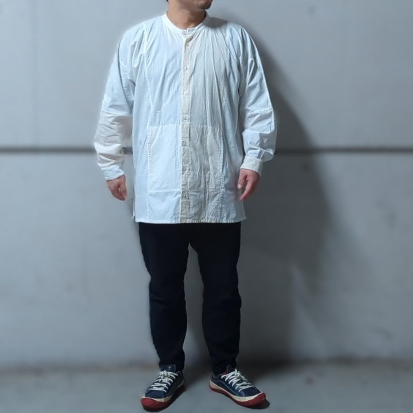 <OSOCU> 知多木綿 知多晒＆生機（きばた） 直線シャツ
