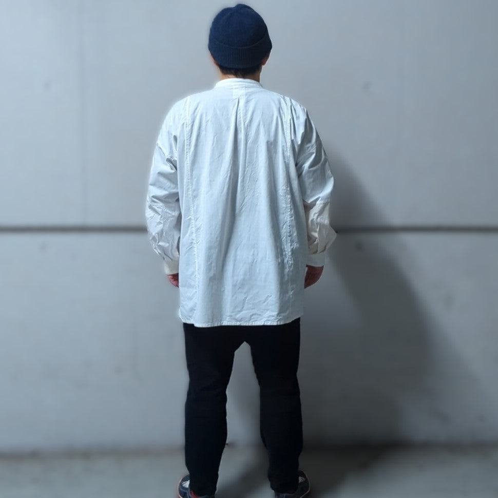 <OSOCU> 知多木綿 知多晒＆生機（きばた） 直線シャツ